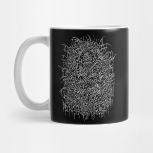 Undead, Skull drawing death metal style Mug